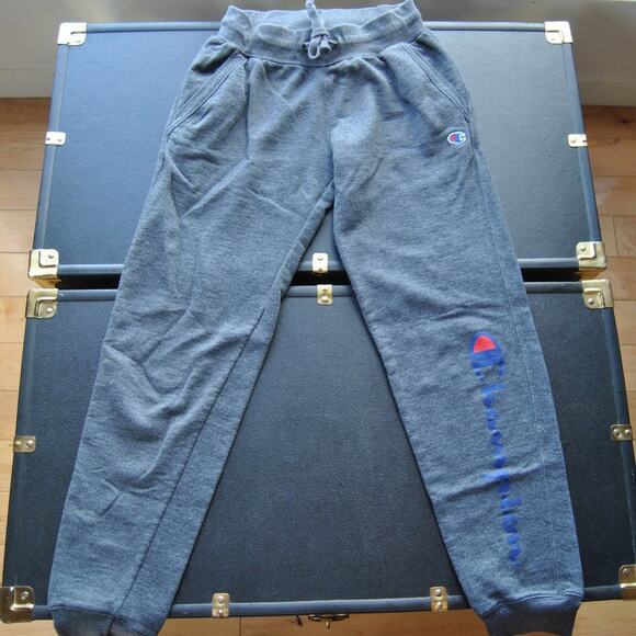 Champion Authentic X-Small Gray Athletic Jogger Sweatpants - Picture 1 of 6